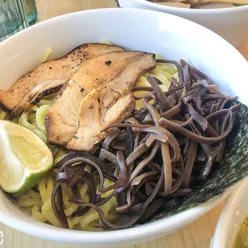 Kashiwa Ramen - Tsukemen with pork belly & ear wood mushrooms - Ramen Near Me - Costa Mesa, California Kashiwa Ramen - Tsukemen with pork belly & ear wood mushrooms - Ramen Near Me - Costa Mesa, California