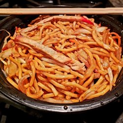 Jack Chen's - Pork lo mein, very credible.