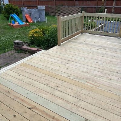 Decks & Railing Services - Daniel & Sons is a family owned business that operates with the highest quality of professionalism. Our old school methods makes your service experience easy, fast, and affordable. We are your one stop shop for plumbing, heating, cooling, electrical, home improvement, maintenance, and timely commercial property repairs.