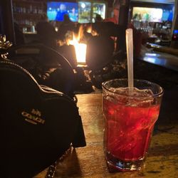 Timbers - Fireside dining w Huckleberry Vodka/soda...