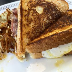 Waffle House - Bacon Egg Cheese Texas Toast