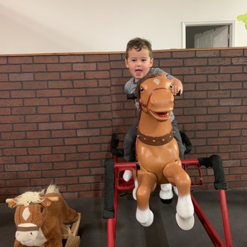 Mellow & Play Cafe - Dane riding the horse - Cafes Near Me - Ladson, South Carolina