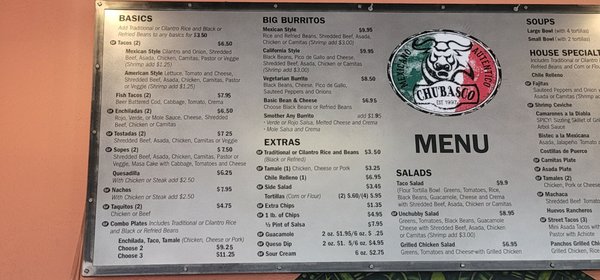 Menu photo 1 El Chubasco Park City, UT Menu photo 1 El Chubasco Park City, UT