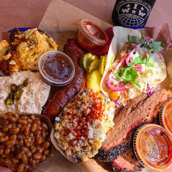 Jon G's Barbecue - Porky B. Taco, Brisket, Jalapeño Cheddar Sausage, Jalapeño Cheese Grits, Mac & Cheese, Brown Sugar Smoked Beans, Mexican Street Corn Salad - Barbeque Near Me - Peachland, North Carolina Jon G's Barbecue - Porky B. Taco, Brisket, Jalapeño Cheddar Sausage, Jalapeño Cheese Grits, Mac & Cheese, Brown Sugar Smoked Beans, Mexican Street Corn Salad - Barbeque Near Me - Peachland, North Carolina