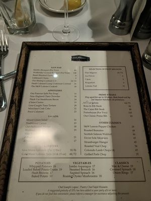 Menu photo 3 Smith & Wollensky New York, NY Menu photo 3 Smith & Wollensky New York, NY