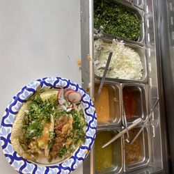 Tacos Montero - 2 hand made corn tortilla nopales tacos 3.75 each