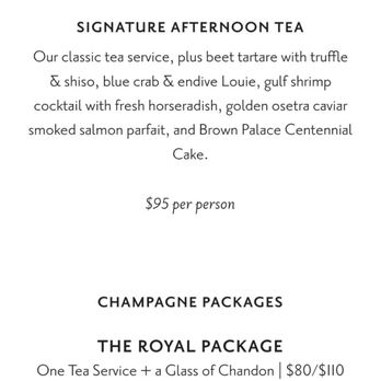 Afternoon Tea - Tea Rooms Near Me - Denver, Colorado