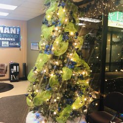 The Seahawks tree ar Salon Celebrations