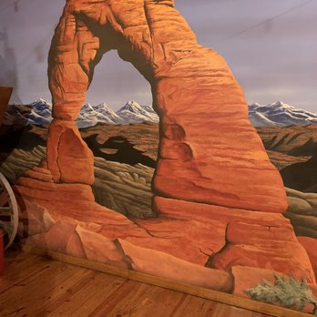 Desert Star Theater - Moab mural on the wall - American Near Me - Murray, Utah