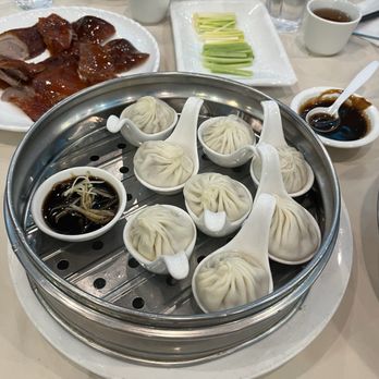 Taste - Pork Soup Dumplings in individual spoons - Seafood Near Me - Las Vegas, Nevada Taste - Pork Soup Dumplings in individual spoons - Seafood Near Me - Las Vegas, Nevada