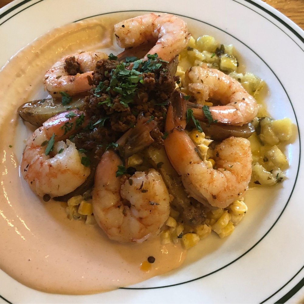 Shrimp boil with potatoes and corn Shrimp boil with potatoes and corn