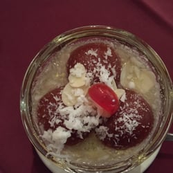 Delhi Darbar Indian Restaurant - Indian dessert. One of the best I have ever had!!