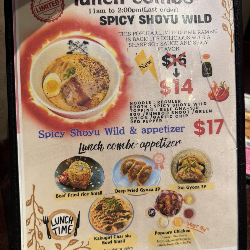 Kamitoku - Menu 1 of 12 Nov 2025 - Ramen Near Me - Honolulu, Hawaii Kamitoku - Menu 1 of 12 Nov 2025 - Ramen Near Me - Honolulu, Hawaii