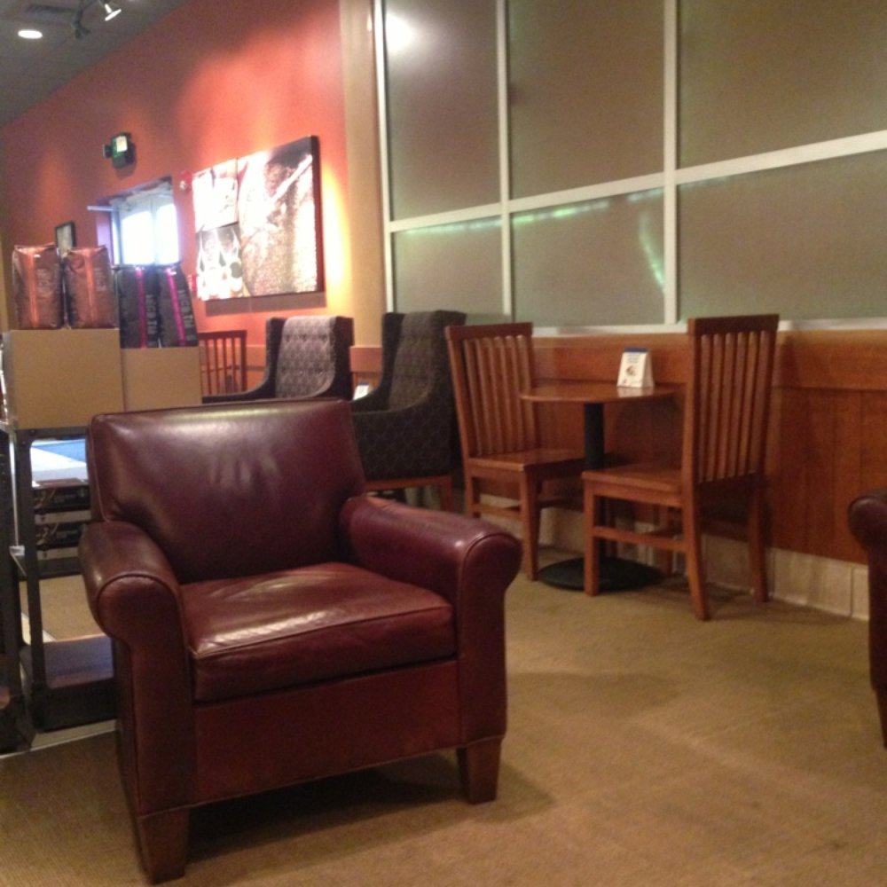 Lots of comfy chairs and soothing music!