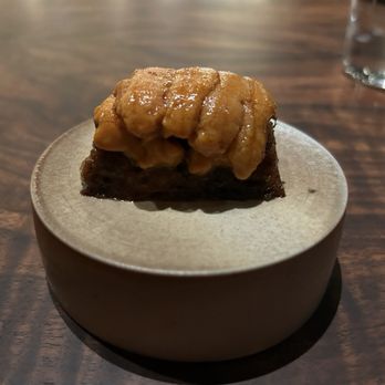 Saison - Their signature uni toast, supplemental course. - New American Near Me - San Francisco, California Saison - Their signature uni toast, supplemental course. - New American Near Me - San Francisco, California