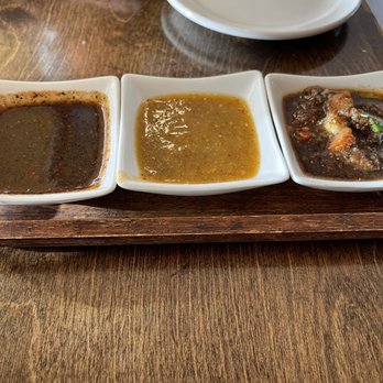 Mexcal - Trio of salsas.. - Mexican Near Me - Reno, Nevada Mexcal - Trio of salsas.. - Mexican Near Me - Reno, Nevada