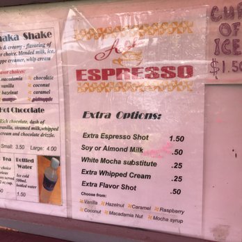 Aloha Espresso - Coffee & Tea Near Me - Kahuku, Hawaii