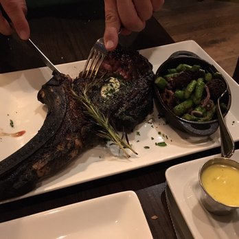 Local Restaurant & Bar - Charred extra rare, supposedly rib eye for two at $95 - New American Near Me - Jackson, Wyoming