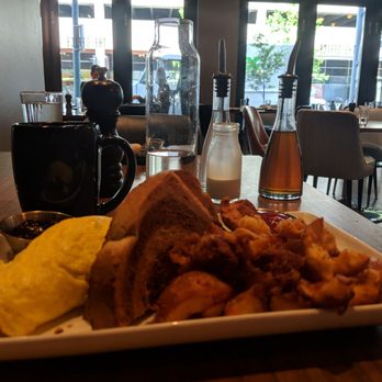The Corner Office Restaurant + Martini Bar - My breakfast with bright ambiance. - New American Near Me - Denver, Colorado