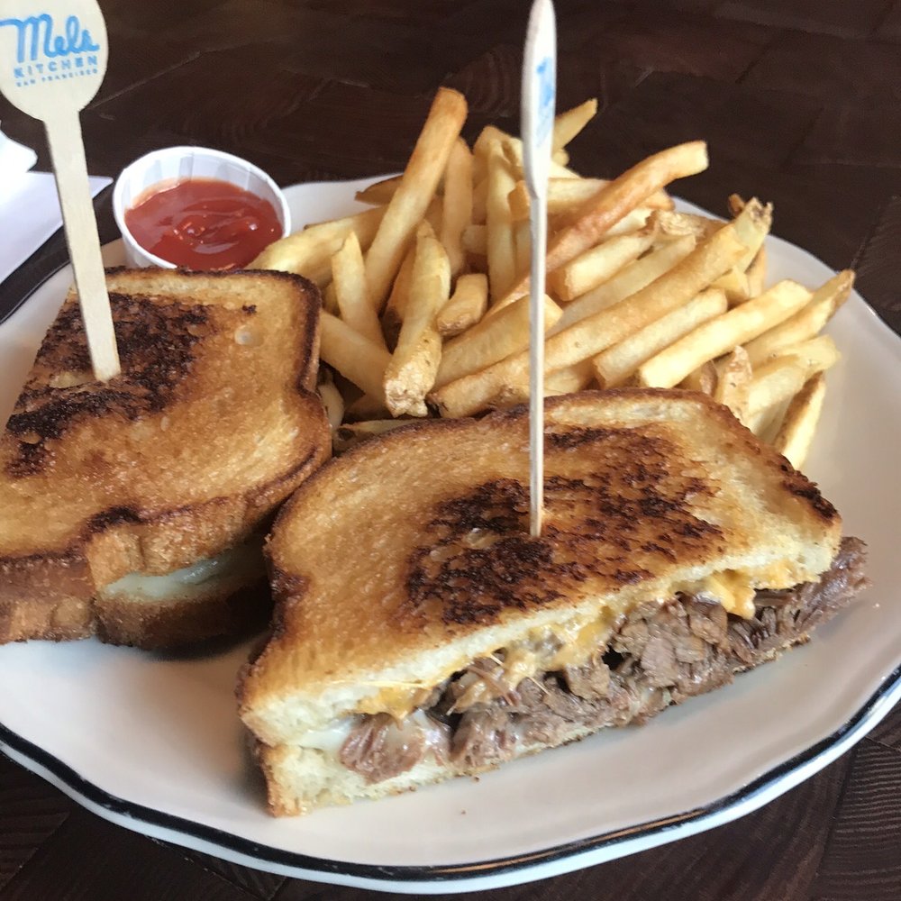 Mel's Kitchen - Perfect short rib grilled cheese - American Near Me - San Francisco, California Mel's Kitchen - Perfect short rib grilled cheese - American Near Me - San Francisco, California