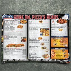 King's Pizza, Chicken & Ribs - Clinton Township