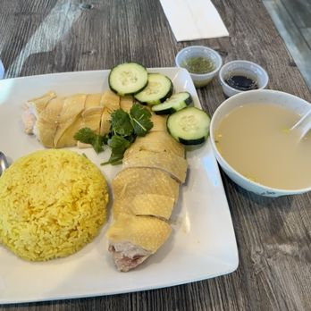 Rice & Noodles - Hainan Chicken Rice Combo - Chinese Near Me - Sacramento, California Rice & Noodles - Hainan Chicken Rice Combo - Chinese Near Me - Sacramento, California