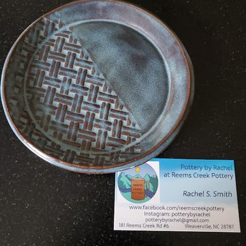 Reems Creek Pottery - Small plate by Rachel Smith. - Art Classes Near Me - Weaverville, North Carolina Reems Creek Pottery - Small plate by Rachel Smith. - Art Classes Near Me - Weaverville, North Carolina