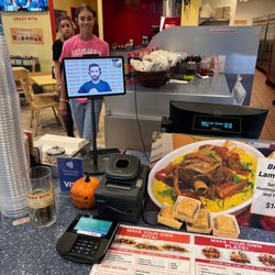 Crazy Pita Rotisserie & Grill - This ridiculous cashier from another country taking American jobs.