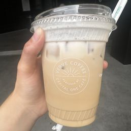 Blueberry Ube Iced Latte Blueberry Ube Iced Latte