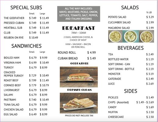 Menu photo 2 New York Deli Zephyrhills, FL Menu photo 2 New York Deli Zephyrhills, FL