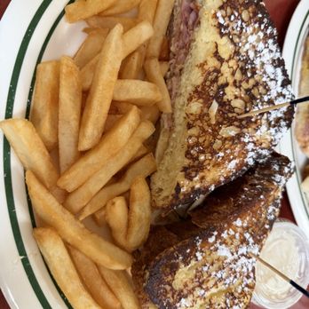 Queen City Diner - Monte Cristo with side order of fries - Diners Near Me - Endicott, New York Queen City Diner - Monte Cristo with side order of fries - Diners Near Me - Endicott, New York