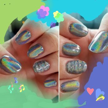 J&K Nail Spa - Thanks Ken for my supah cute chrome holo gel set~. (Natural nails) - Nail Salons Near Me - Las Vegas, Nevada J&K Nail Spa - Thanks Ken for my supah cute chrome holo gel set~. (Natural nails) - Nail Salons Near Me - Las Vegas, Nevada