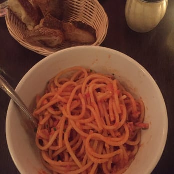 Fiat Cafe - Bucatini Matriciana Pasta - Italian Near Me - New York, New York