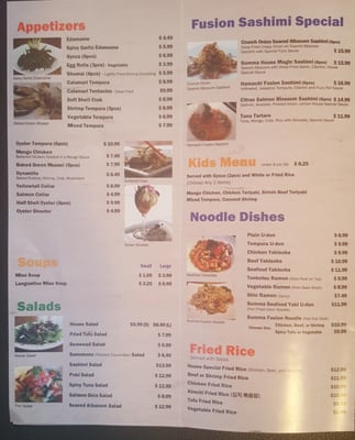 Menu photo 7 Summa Sushi Fontana, CA Menu photo 7 Summa Sushi Fontana, CA