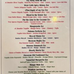 Hey Linda’s - Cocktail Menu