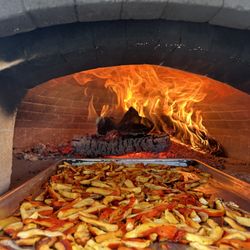 West Townshend Country Store - Butternut Squash roasting in our wood-fired oven