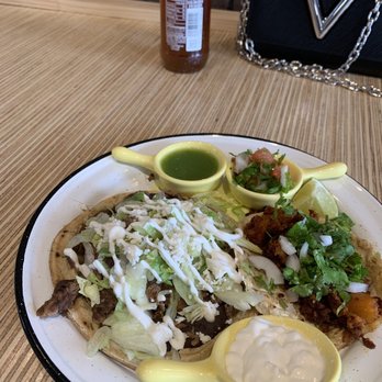 Machete Taqueria - Bistek Sope and chorizo street taco - New Mexican Cuisine Near Me - Redlands, California Machete Taqueria - Bistek Sope and chorizo street taco - New Mexican Cuisine Near Me - Redlands, California