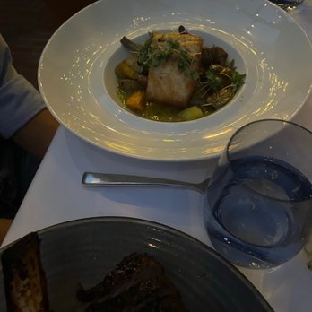 Spago - Crispy Scale Black Sea Bass - New American Near Me - Beverly Hills, California
