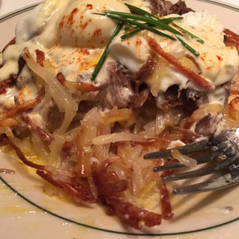 Manny's Steakhouse - Halfway through the Kobe short rib benedict - Steakhouses Near Me - Minneapolis, Minnesota Manny's Steakhouse - Halfway through the Kobe short rib benedict - Steakhouses Near Me - Minneapolis, Minnesota