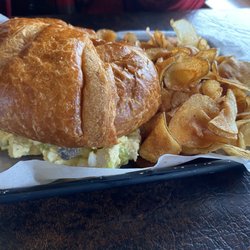 Bull Moose Bar & Grille - Chicken salad croissant sandwich
