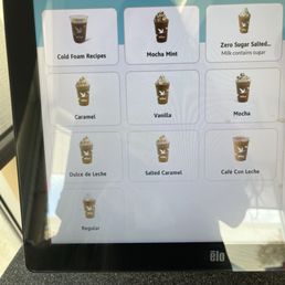 Menu drink 2024