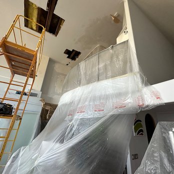 Gen-Pro Painting - Ceiling work begins after all leaks finally fixed - Painters Near Me - Santee, California