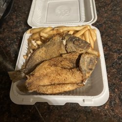 Fish And Amp Chips - Porgy's and chips.