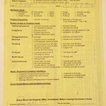 Temco Logistics - Carbon Copy the delivery person signed to say the appliance was damaged before he called Home Depot to lie and say we canceled the order - Couriers & Delivery Services Near Me - Pomona, California Temco Logistics - Carbon Copy the delivery person signed to say the appliance was damaged before he called Home Depot to lie and say we canceled the order - Couriers & Delivery Services Near Me - Pomona, California