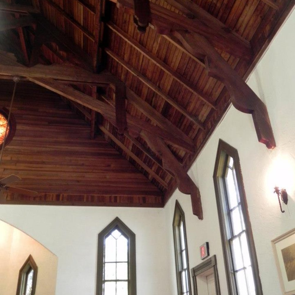 Andrews Memorial Chapel - Beautiful wood details and beams - Venues & Event Spaces Near Me - Dunedin, Florida Andrews Memorial Chapel - Beautiful wood details and beams - Venues & Event Spaces Near Me - Dunedin, Florida