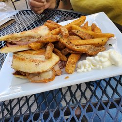 Snap Dragon - Cuban sandwich with fries
