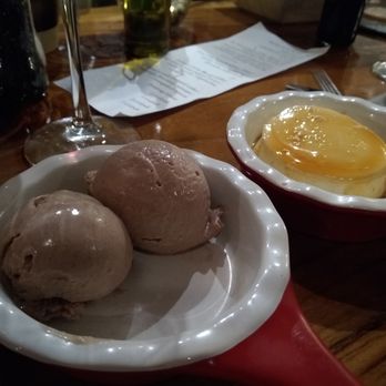 Mycovios - Port and fig ice cream and pannacotta with a lemon and rosemary caramel. - Italian Near Me - Ocean Park, Washington Mycovios - Port and fig ice cream and pannacotta with a lemon and rosemary caramel. - Italian Near Me - Ocean Park, Washington