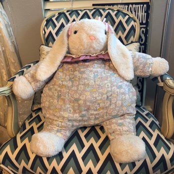 Ann's Tailor & Dry Cleaning - 27 year old stuffed rabbit that has been recovered 2-3 times. - Sewing & Alterations Near Me - Cypress, Texas Ann's Tailor & Dry Cleaning - 27 year old stuffed rabbit that has been recovered 2-3 times. - Sewing & Alterations Near Me - Cypress, Texas