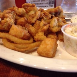 Fried seafood