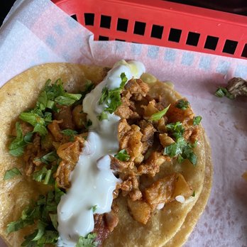 Taco House - El Pastor taco made perfectly served with lime! - Tacos Near Me - Appleton, Wisconsin